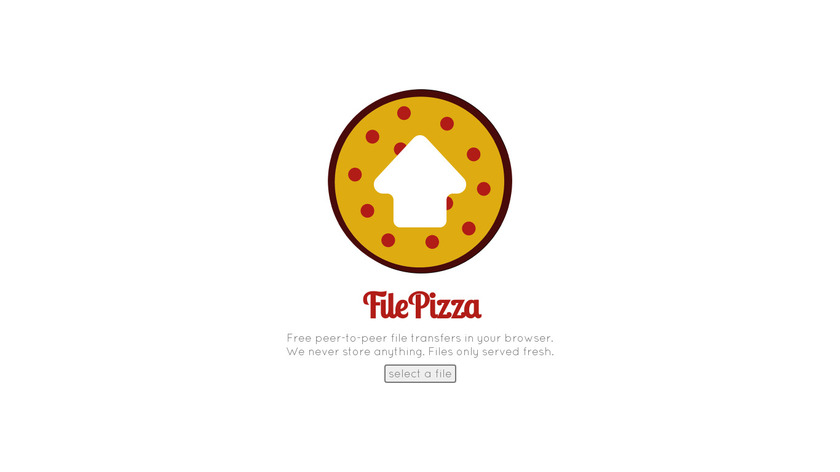 FilePizza Landing Page