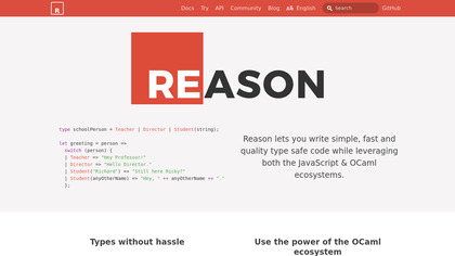 ReasonML screenshot