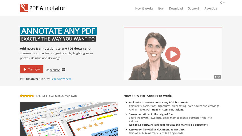 PDF Annotator Landing Page
