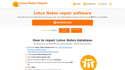 Lotus Notes Repair Kit image