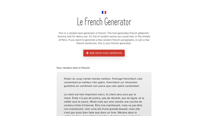 Le French generator image