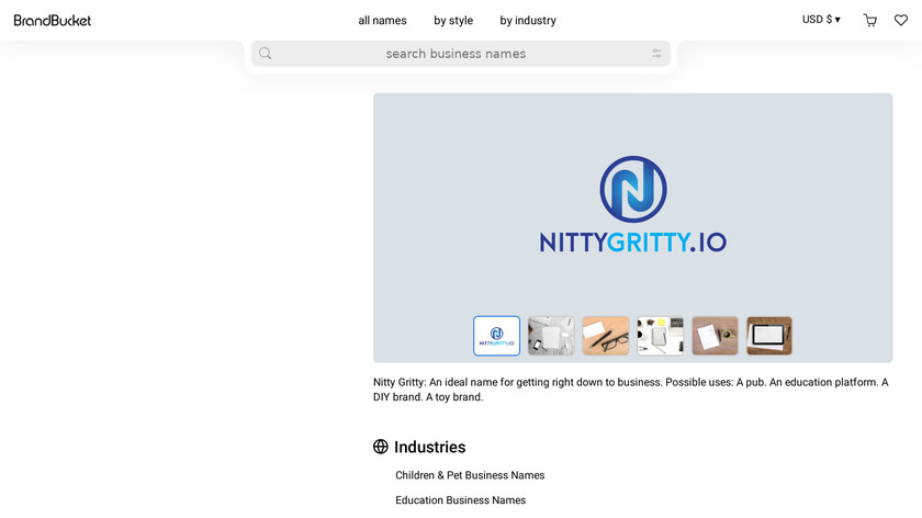 NittyGritty Landing Page
