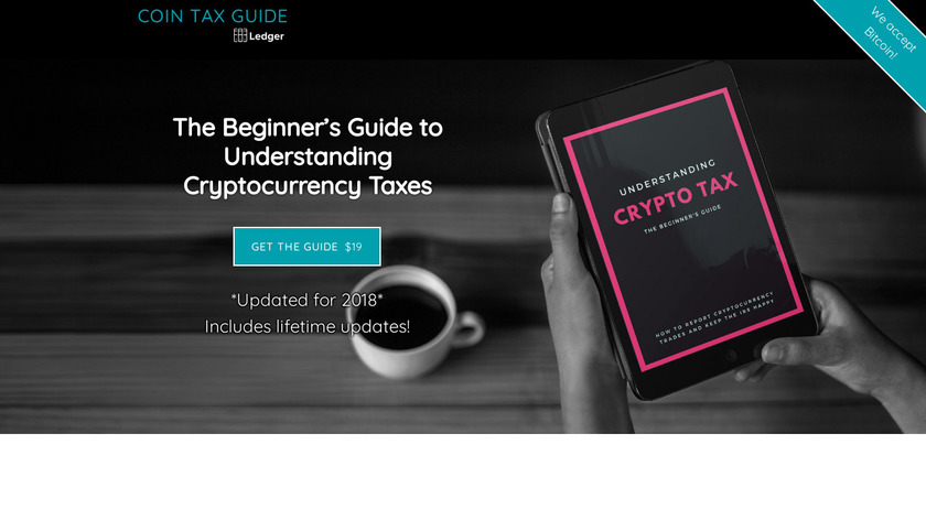 Coin Tax Guide Landing Page