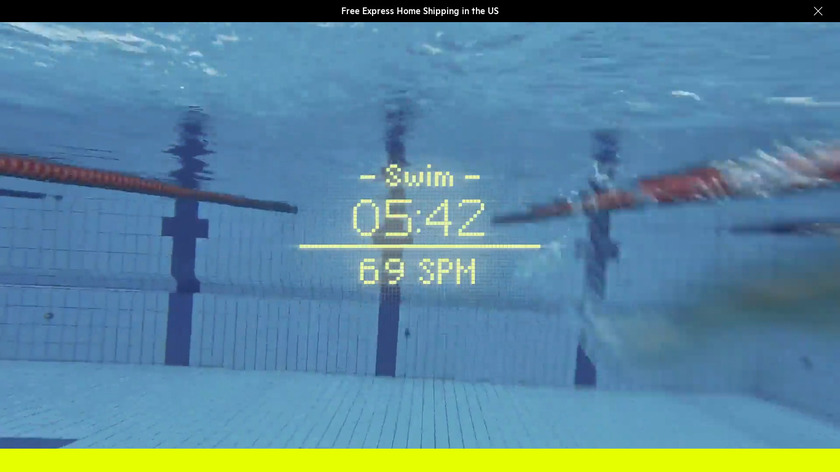 FORM Swim Goggles Landing Page