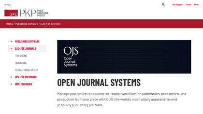 PKP Open Journal Systems image