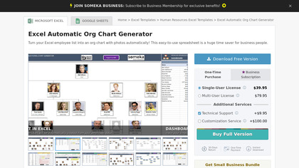 Automatic Organizational Chart Generator image