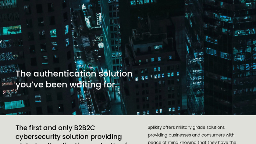 Splikity Landing Page