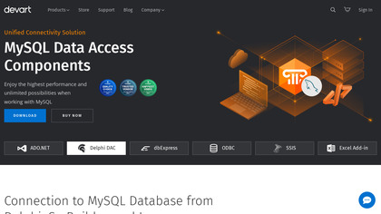 MySQL Data Access Components screenshot