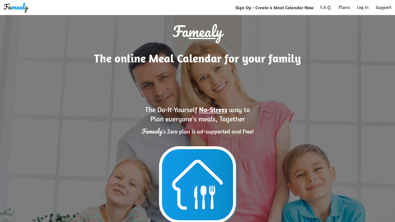 Famealy Landing page