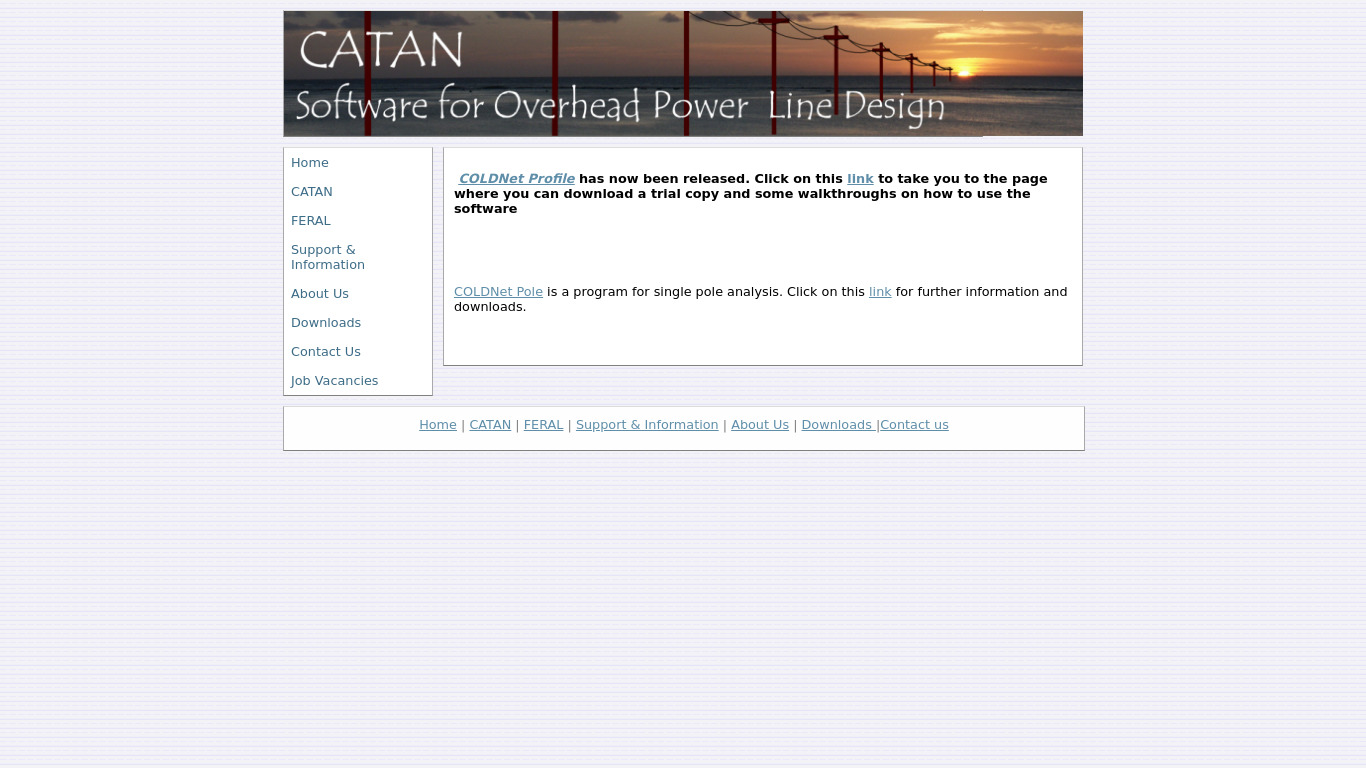 CATAN Landing page