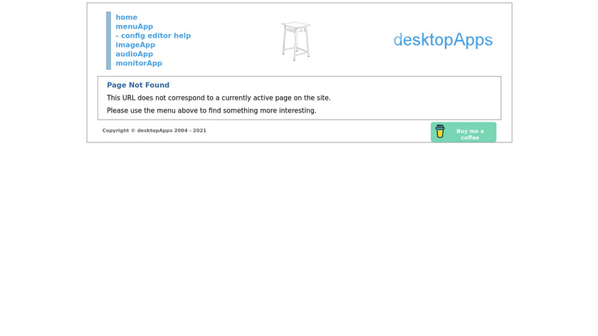 menuApp Landing Page