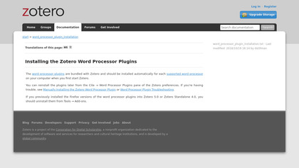 LibreOffice Plugin for Zotero image