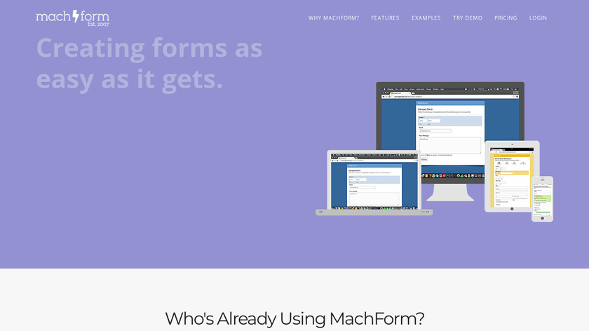 MachForm Landing Page