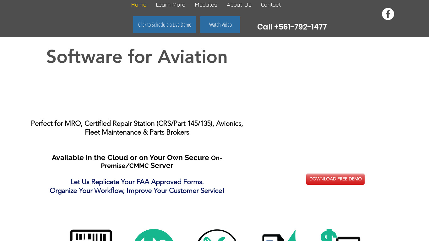 AvPro Software Landing page