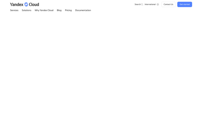 Yandex.Tracker Landing Page