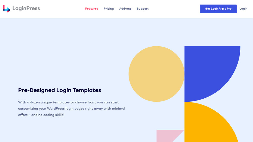 LoginPress Landing Page