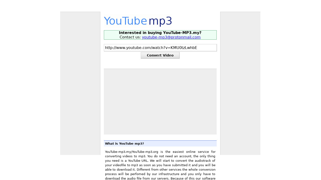 youtube-mp3.my youtube-mp3.my Landing page