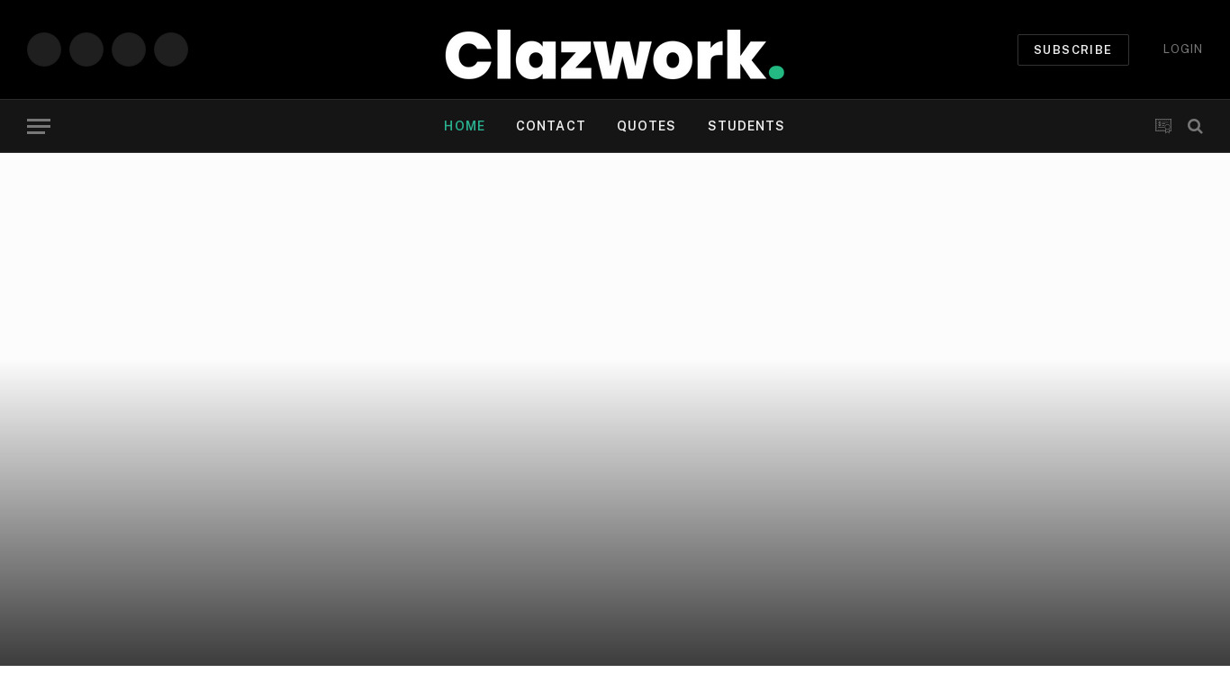 Clazwork Landing page