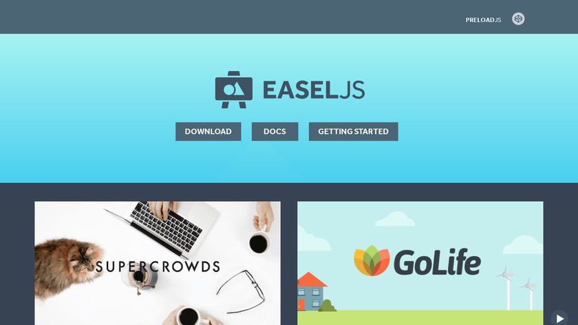 EaselJS Landing Page