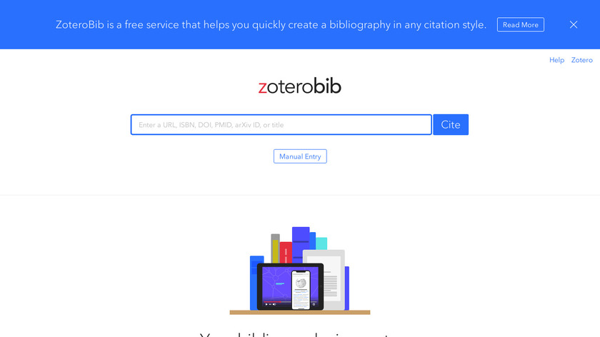 ZoteroBib Landing Page