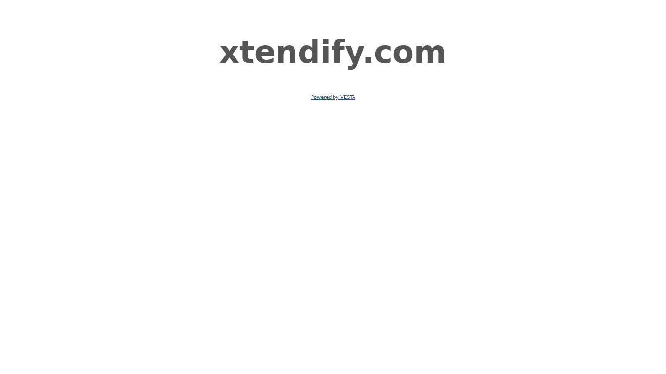 Xtendify Landing page