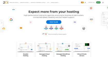 20i Web Hosting screenshot