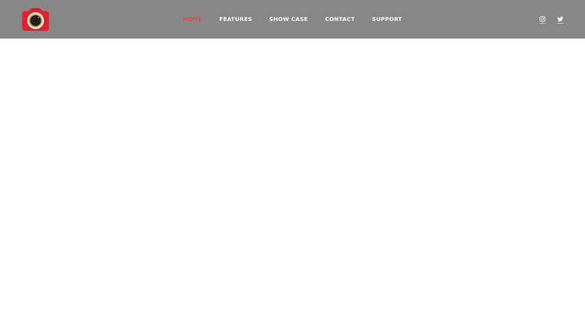 Bacon Camera Landing Page