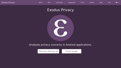 Exodus Privacy image