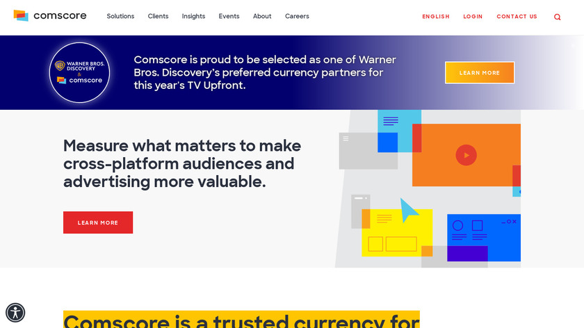 comScore Audience Analytics Landing Page
