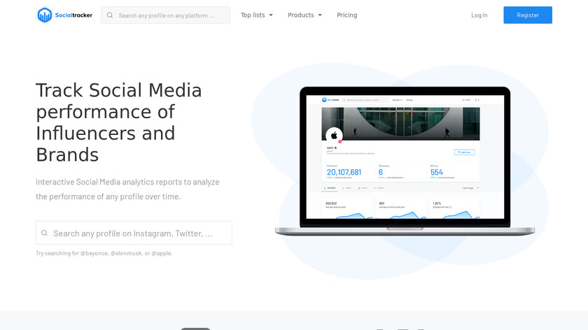 SocialTracker Landing Page