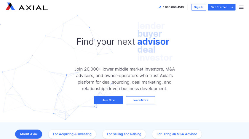 Axial Landing Page