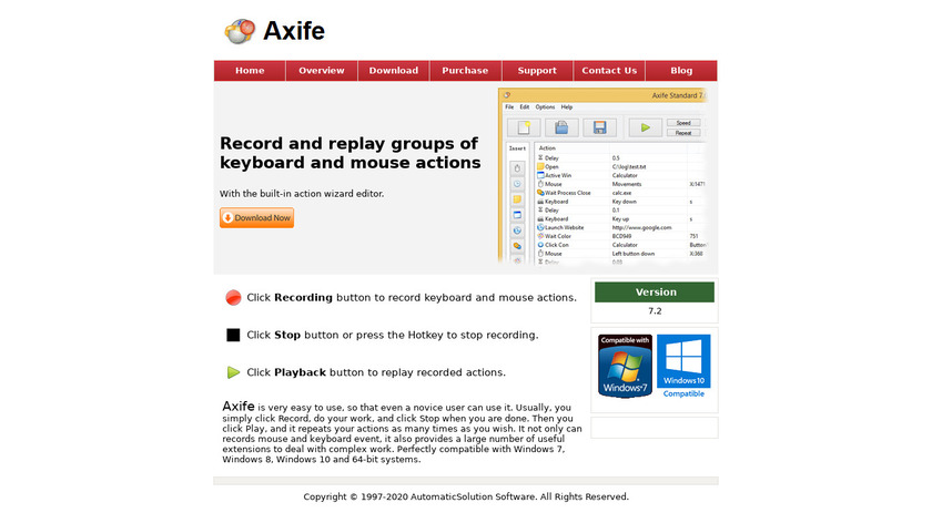 Axife Landing Page