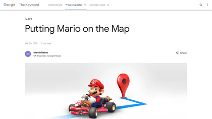 Google Mario Maps image