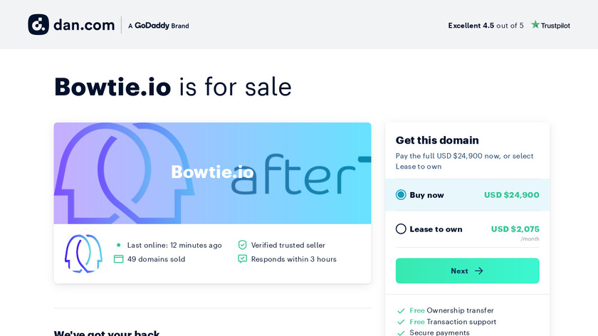 BowTie.io Landing Page