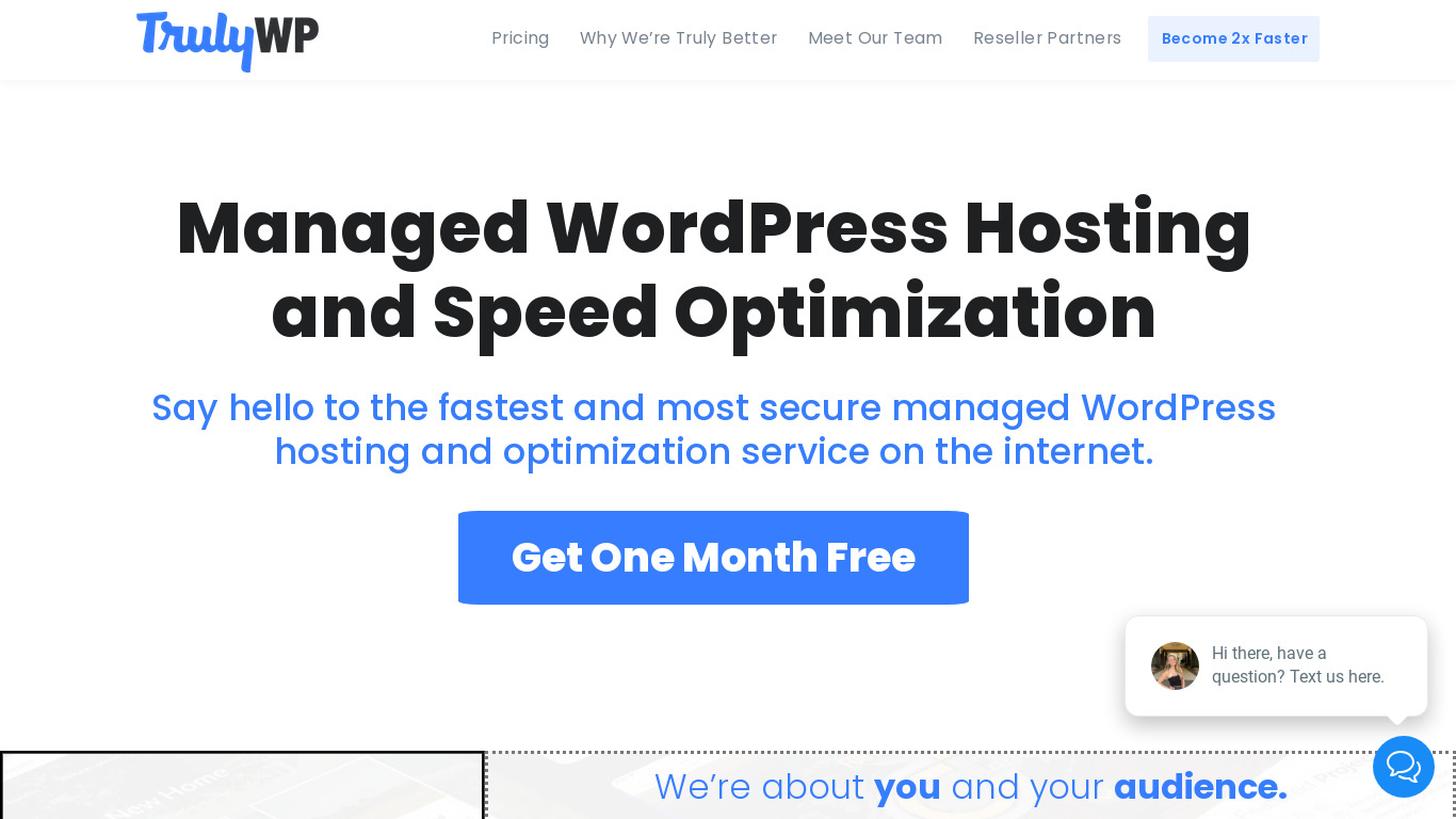 Truly WP Landing page
