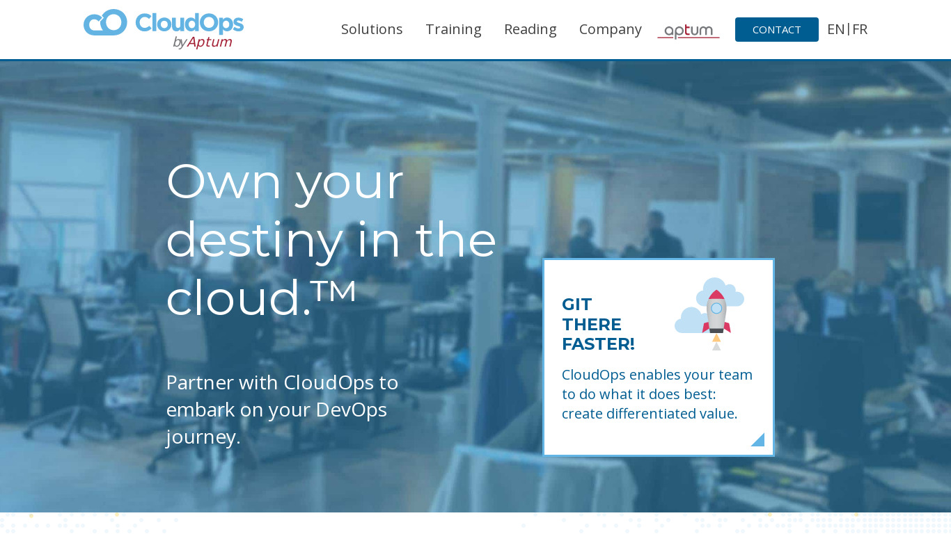CloudOps Landing page