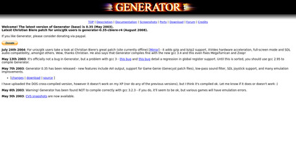 Generator screenshot