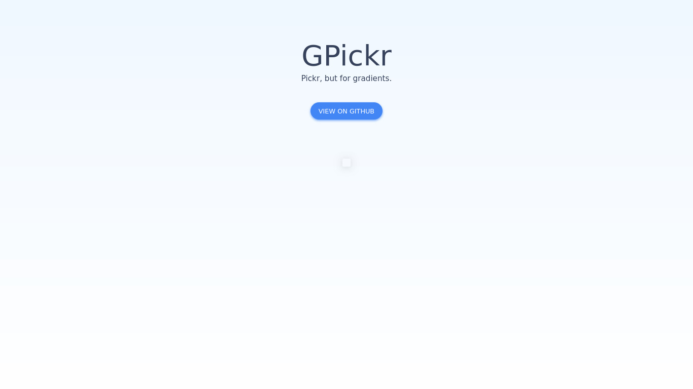 GPickr Landing page
