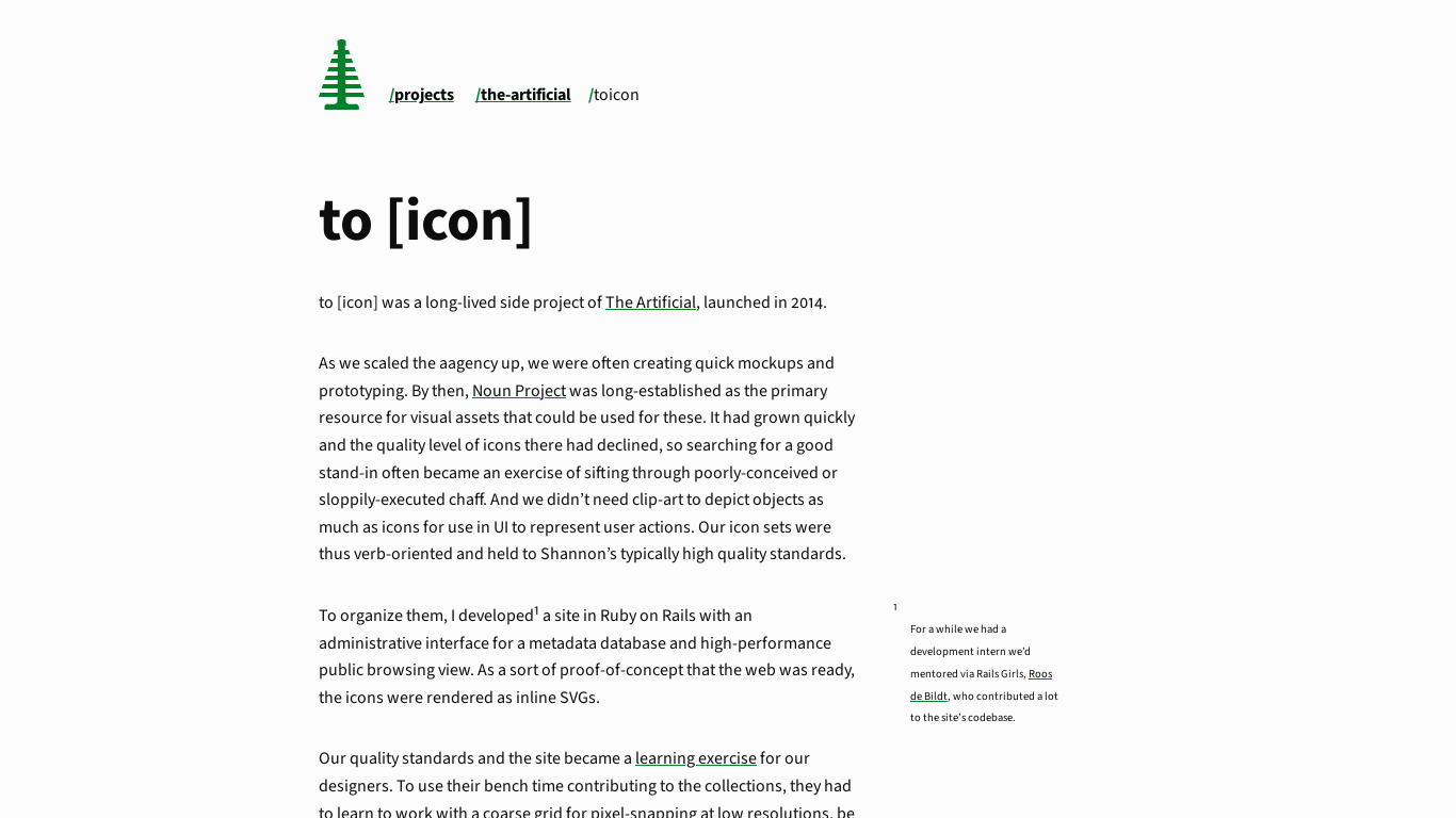 to[icon] Landing page