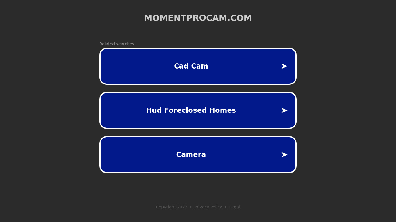 Moment Pro Camera Landing page