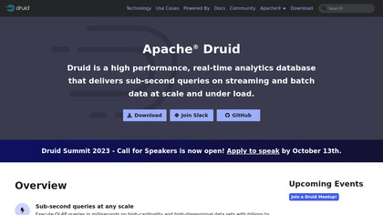 Apache Druid screenshot