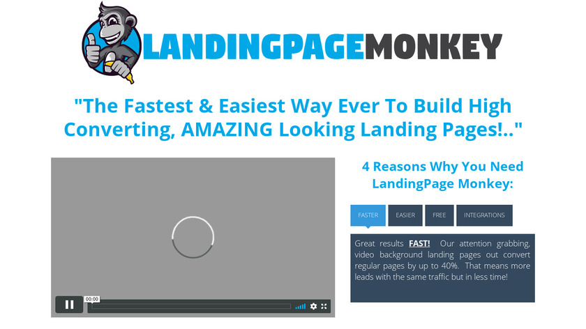 LandingPage Monkey Landing Page