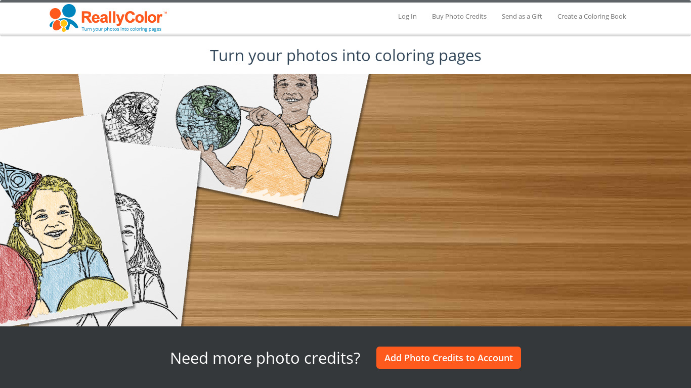ReallyColor Landing page
