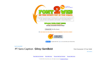 font2web image