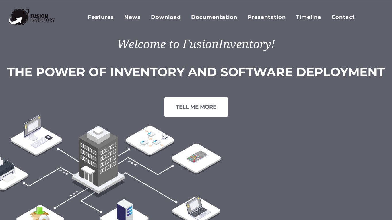 FusionInventory Landing page
