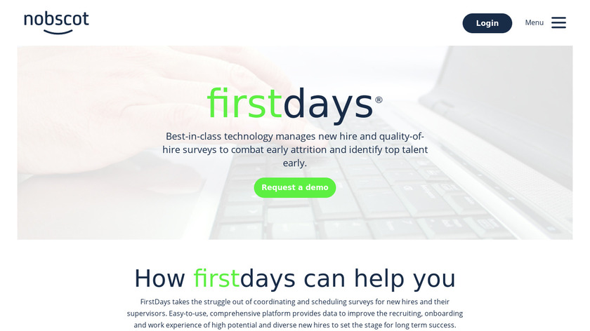 FirstDays Landing Page