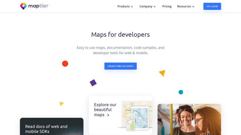 MapTiler Landing Page