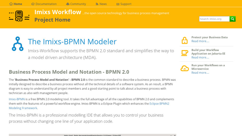 Imixs-BPMN Landing Page
