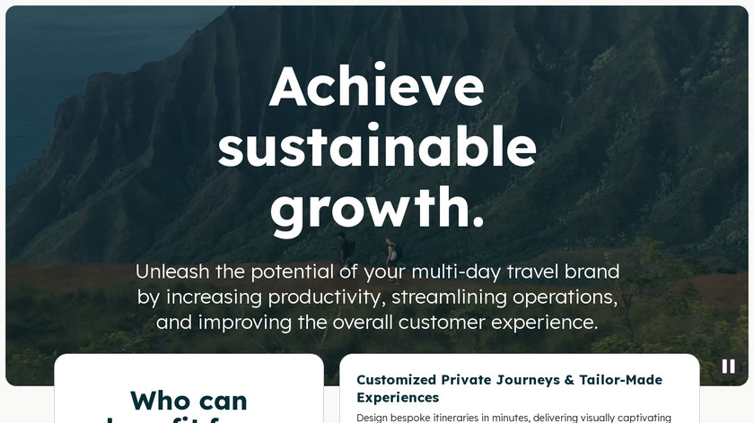 Kaptio Landing Page