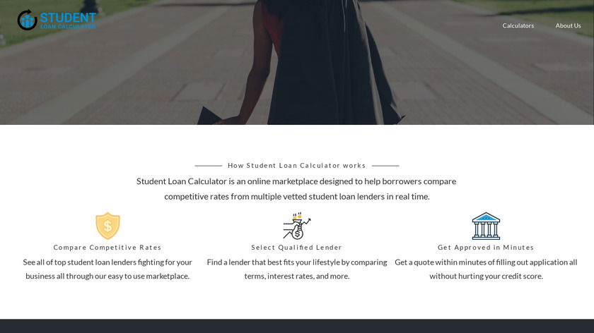 Student Loan Calculator Landing Page